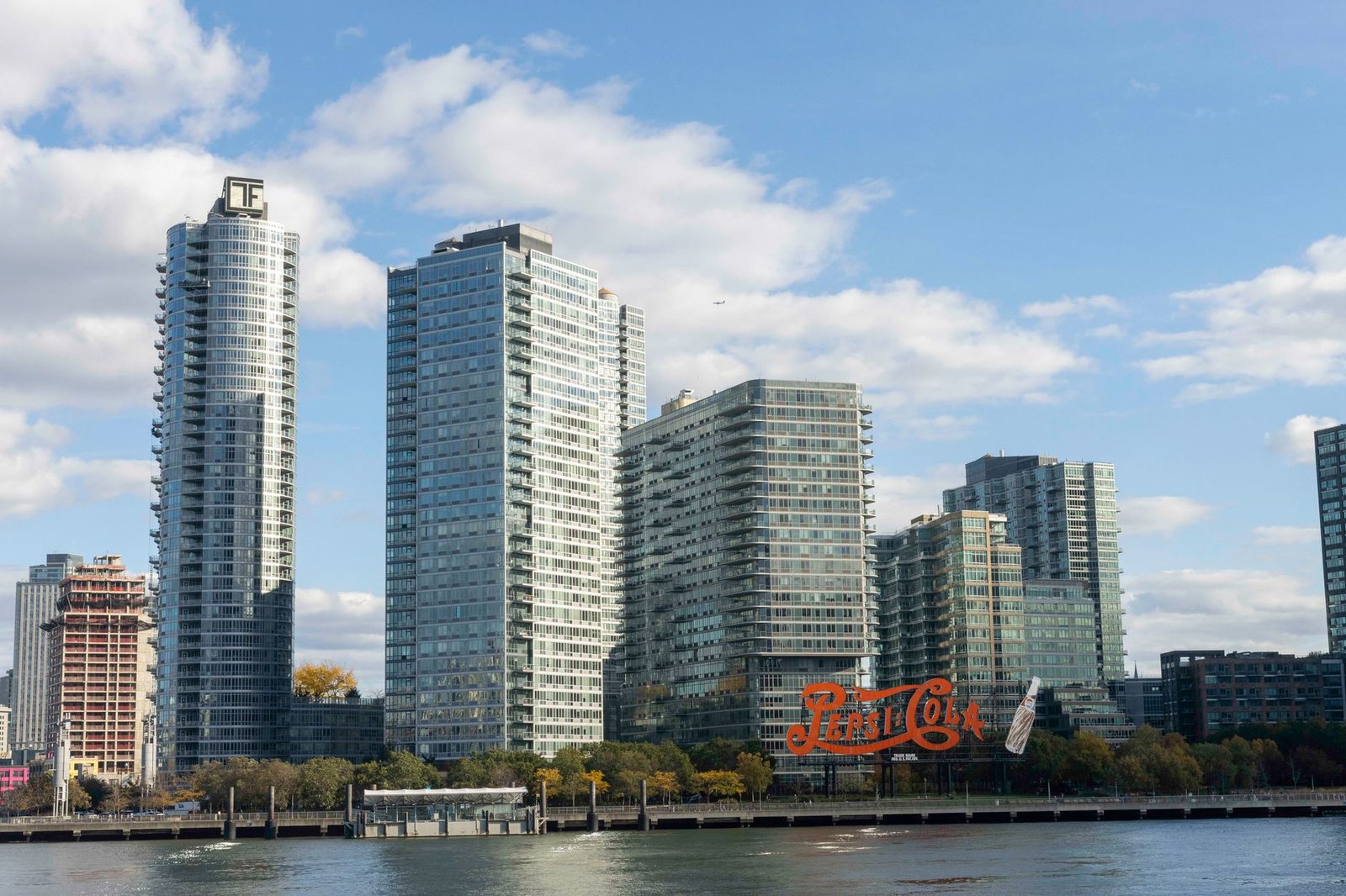 Long Island City towers and the Pepsi-Cola sign, Queens